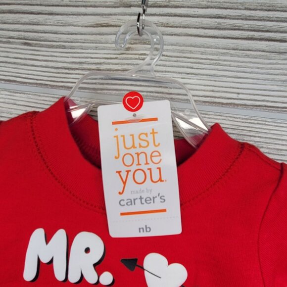 2 Pc Newborn Outfit Mr Irresistible Just One You Carters Sweatshirt Sweatpants - Picture 3 of 4